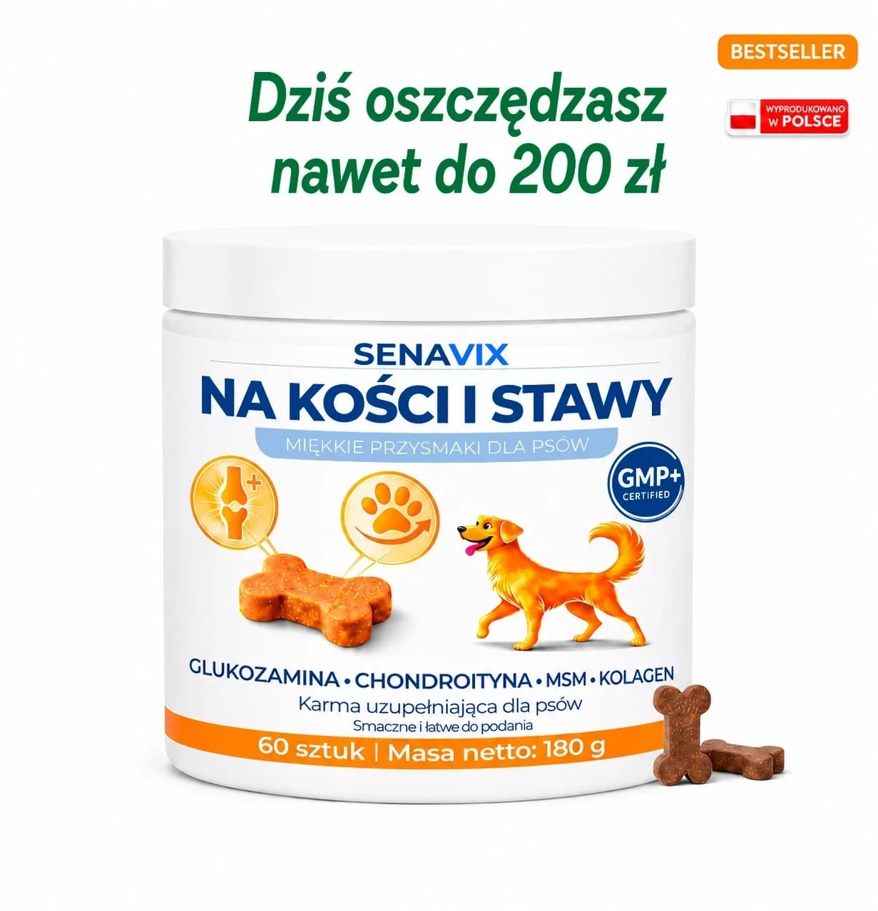 Opakowanie SENAVIX na kości i stawy